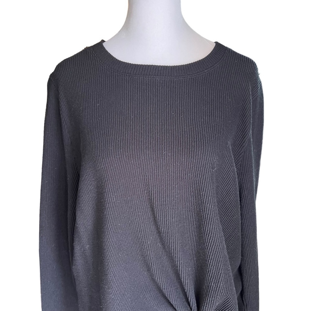 Madewell - NWT Texture & Thread Jacquard Knot-Front Top Sz XL - Picture 3 of 9